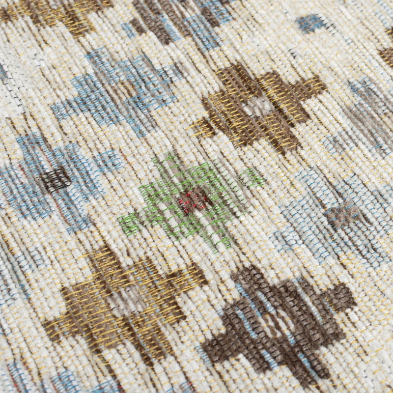 Flachgewebe-Teppich Rauten-Chenille · 52 % Acryl · gewebt