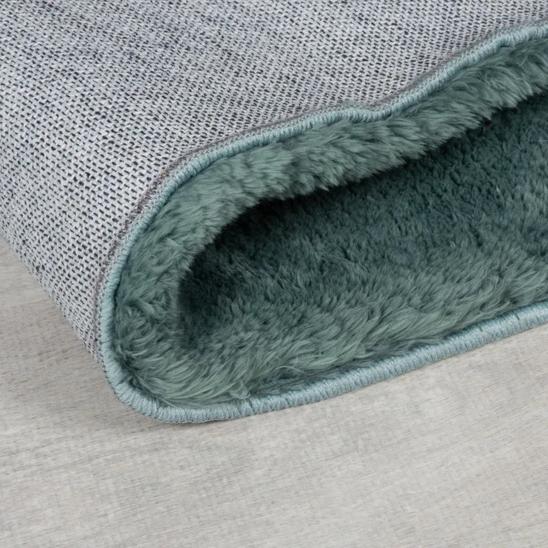 Hochflor-Teppich Kunstfell-Woll-Look · 100 % Polyester · 30 mm