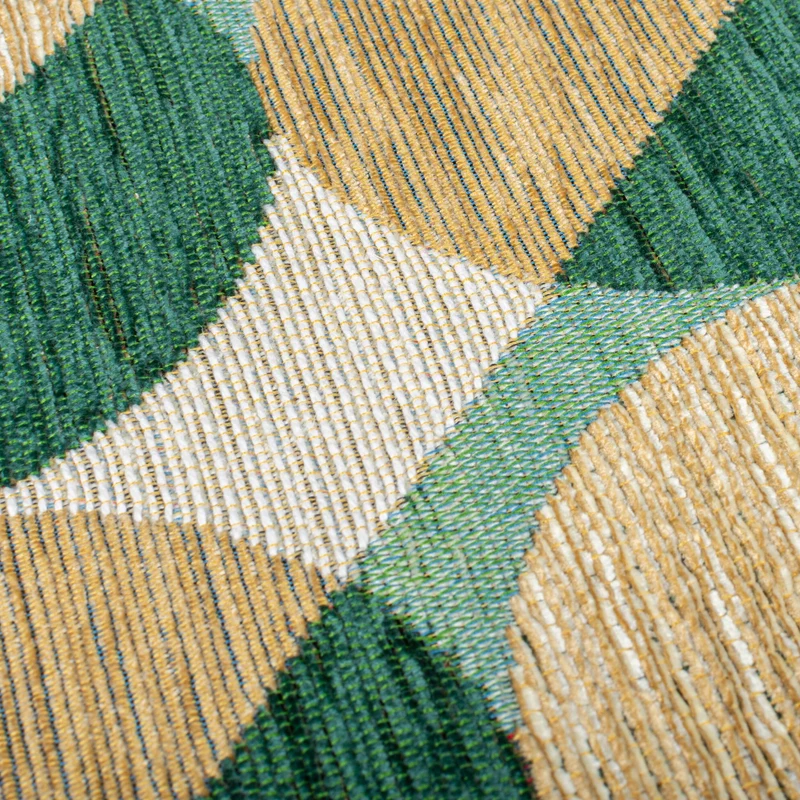 Flachgewebe-Teppich Kreisgrafik · 52 % Acryl · Chenille