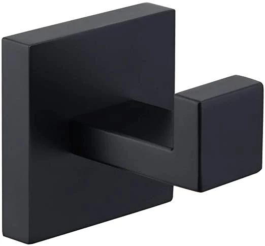 Kleiderhaken Wandregal Wandhalterung Edelstahl schwarz Bad Kleiderbügel