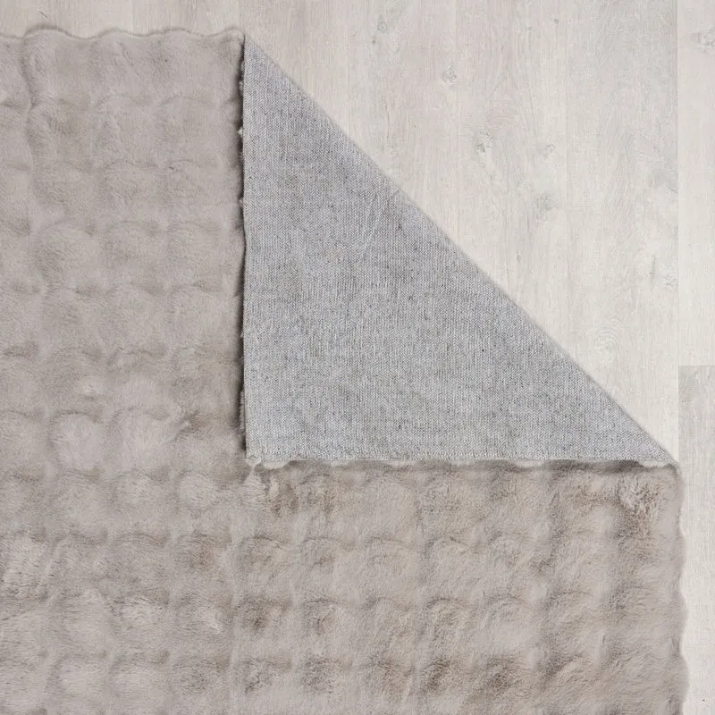 Hochflor-Teppich Kunstfell Waffelstruktur · 100 % Polyester · 35 mm