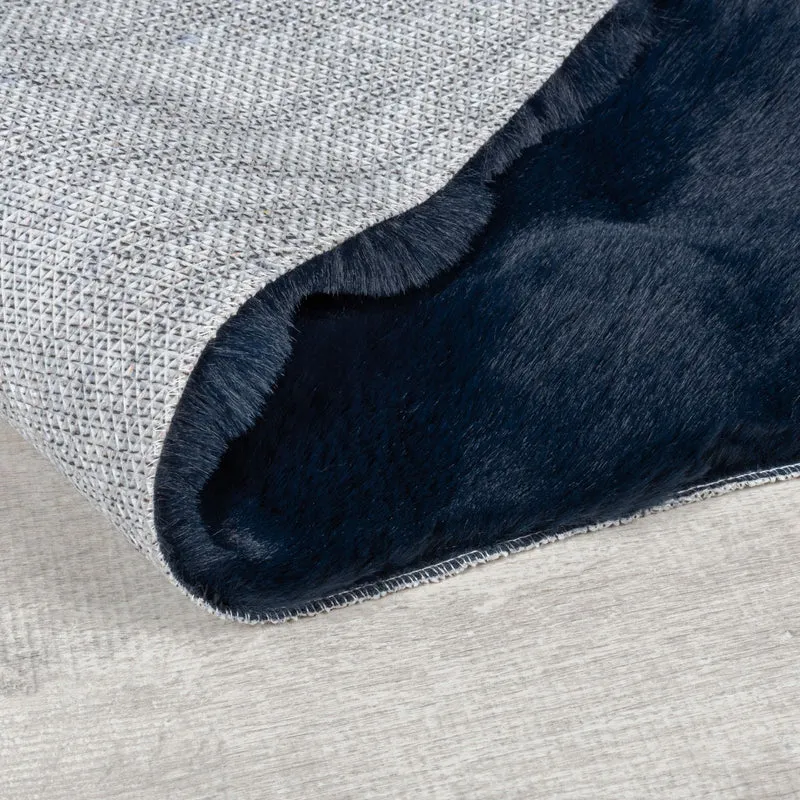 Hochflor-Teppich Kunstfell Waffelstruktur · 100 % Polyester · 35 mm