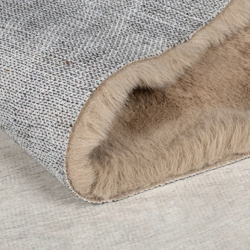 Hochflor-Teppich Kunstfell Waffelstruktur · 100 % Polyester · 35 mm