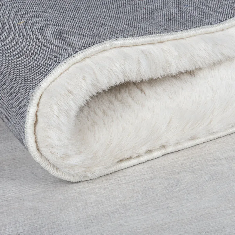 Hochflor Teppich Unifarben, Schlafzimmer