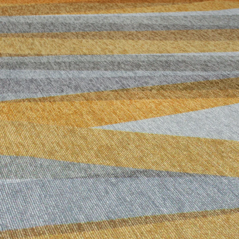 Teppich waschbar mit rutschfester Unterseite modernes Streifendesign