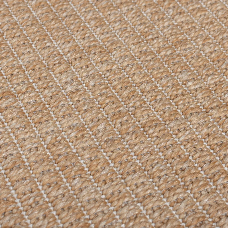 Outdoor Teppich Unifarben, Bordüre, Balkon schmutzabweisend