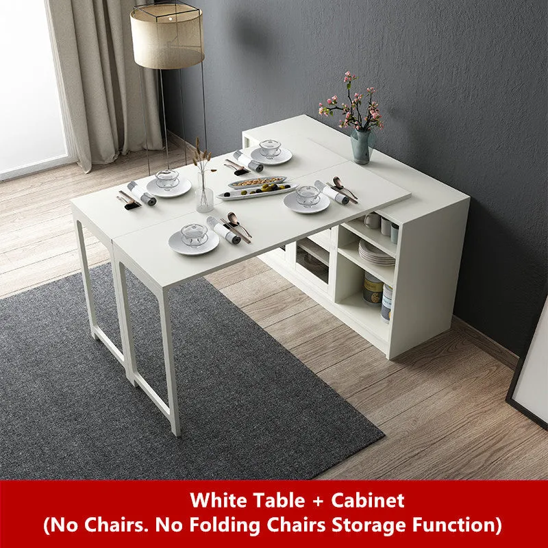 2020 New Design Multifunktions-Esstisch mit Schrank (ohne Klappstuhl-Speicherfunktion)