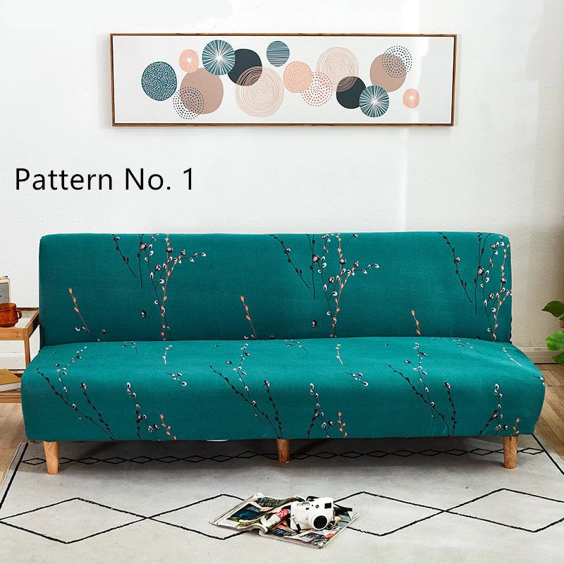 Armlose Futon Stretch Sofa Schonbezüge (16 verschiedene Muster zur Auswahl)