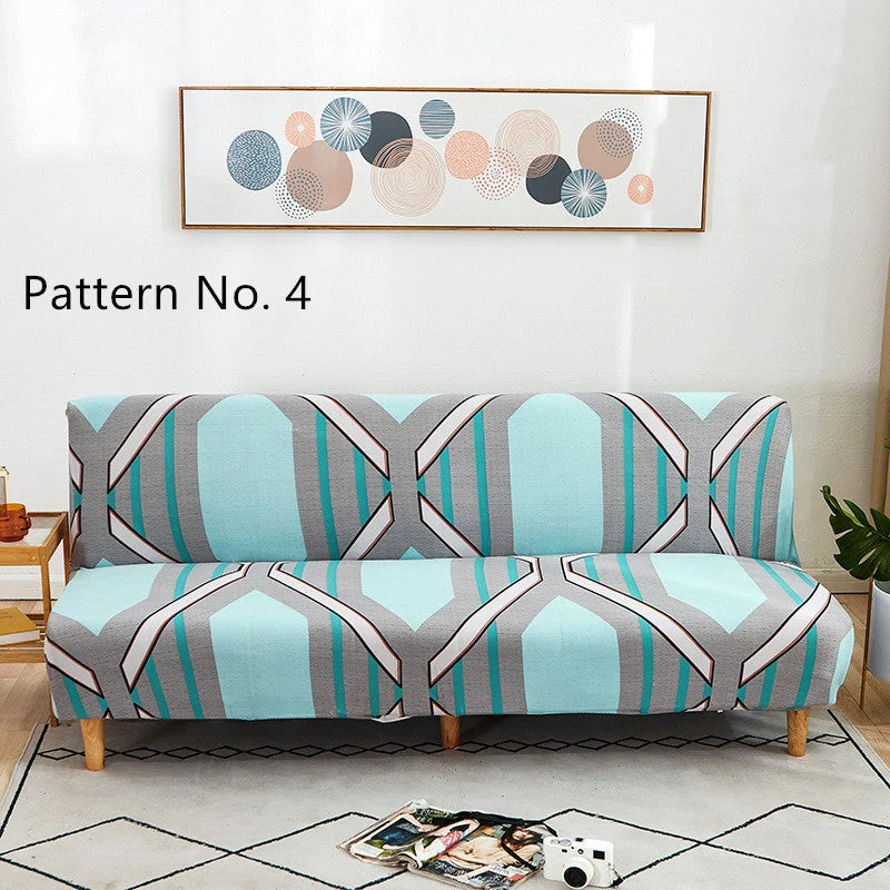 Armlose Futon Stretch Sofa Schonbezüge (16 verschiedene Muster zur Auswahl)