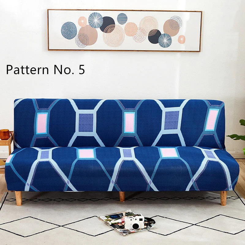 Armlose Futon Stretch Sofa Schonbezüge (16 verschiedene Muster zur Auswahl)