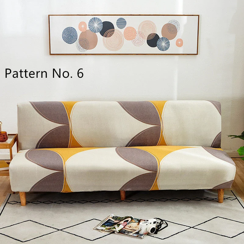 Armlose Futon Stretch Sofa Schonbezüge (16 verschiedene Muster zur Auswahl)
