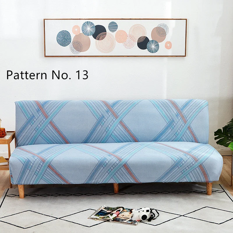 Armlose Futon Stretch Sofa Schonbezüge (16 verschiedene Muster zur Auswahl)