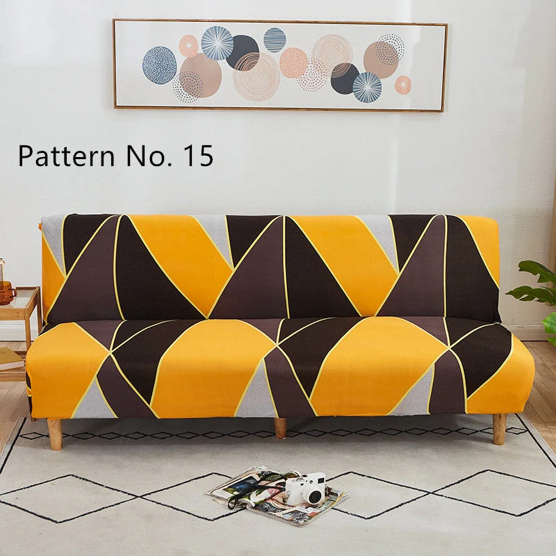 Armlose Futon Stretch Sofa Schonbezüge (16 verschiedene Muster zur Auswahl)