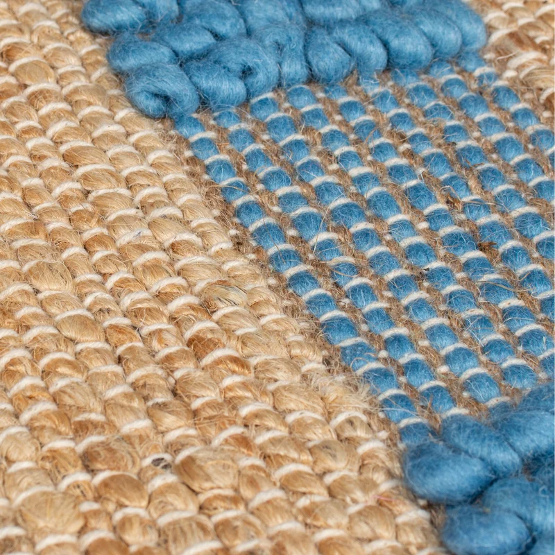Teppich Hoch-Tief Struktur Gestreift, Ethno-Stil, mit Fransen wendbar, Esszimmer