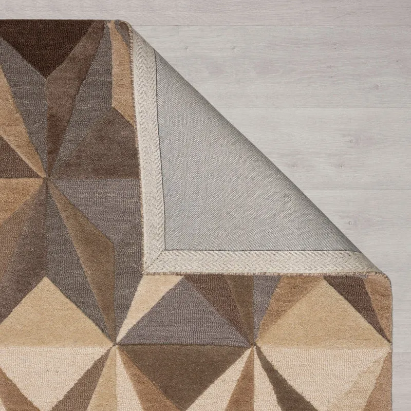 Wollteppich 3D Geometrisch, Wohnzimmer