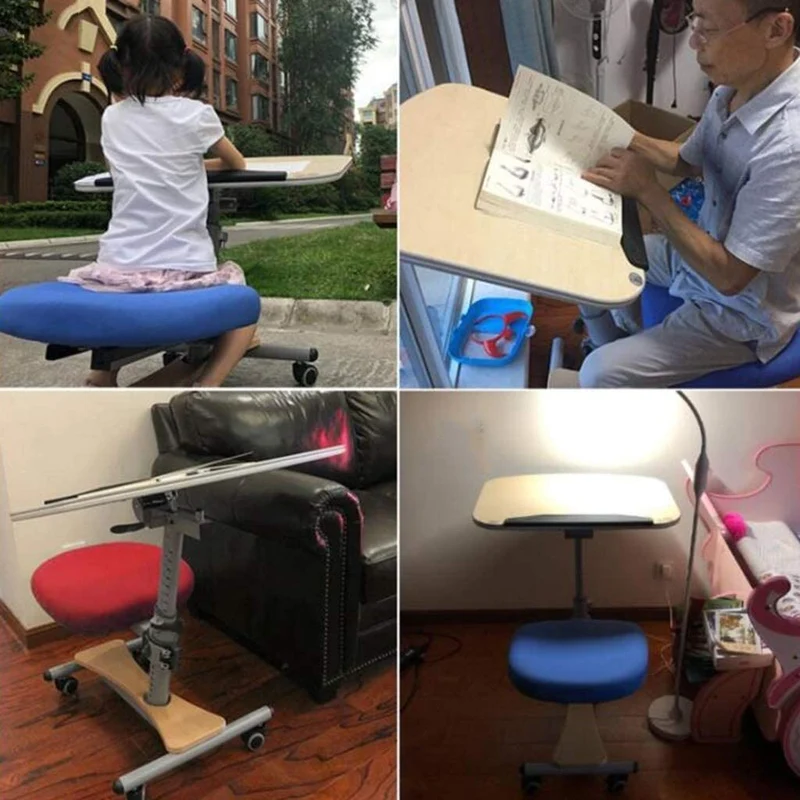 Beweglicher und verstellbarer Kinderarbeitstisch Mobile Workstation für Erwachsene