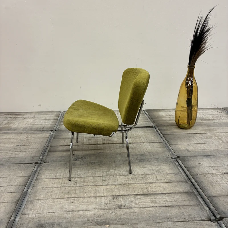 Corinto Loungesessel Grün Chrom Sessel Stuhl Gebraucht