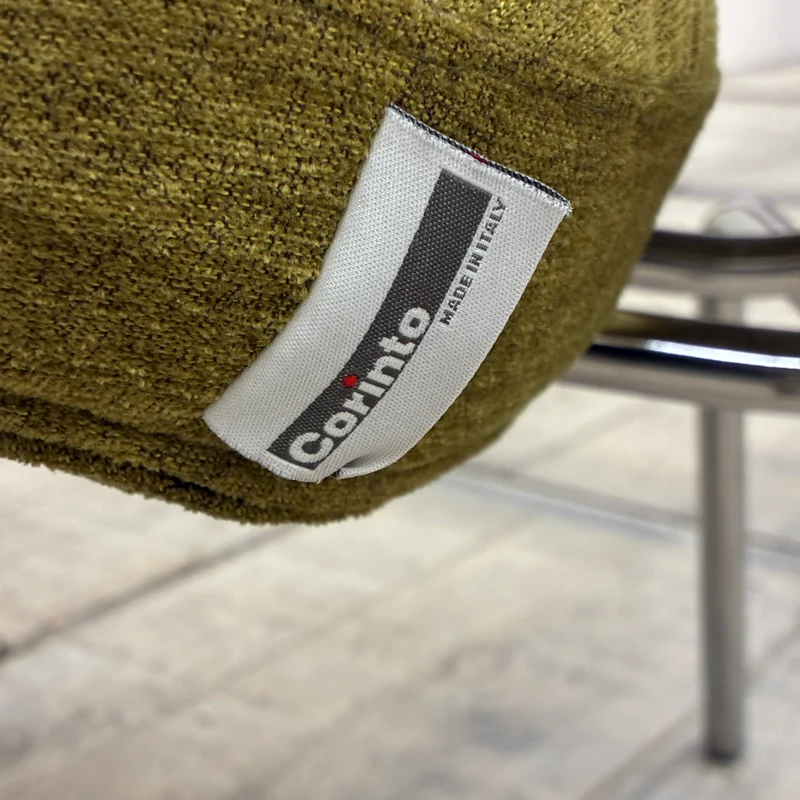 Corinto Loungesessel Grün Chrom Sessel Stuhl Gebraucht