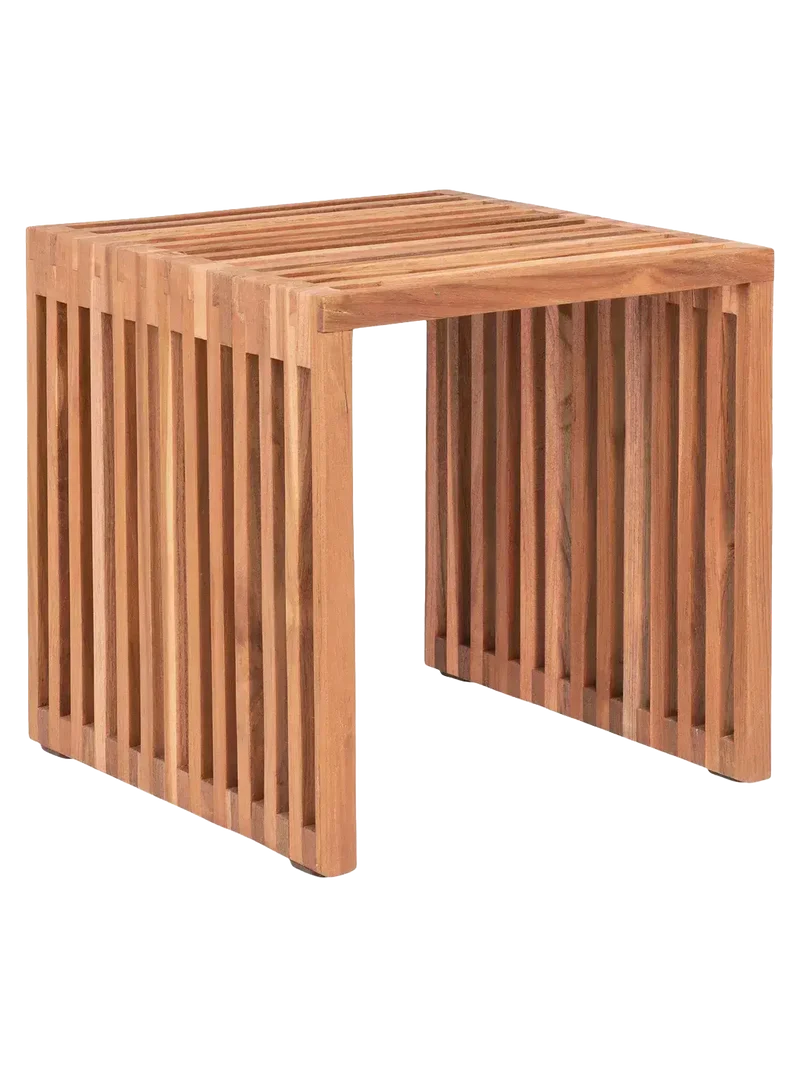 Pego Beistelltisch Teakholz, natur