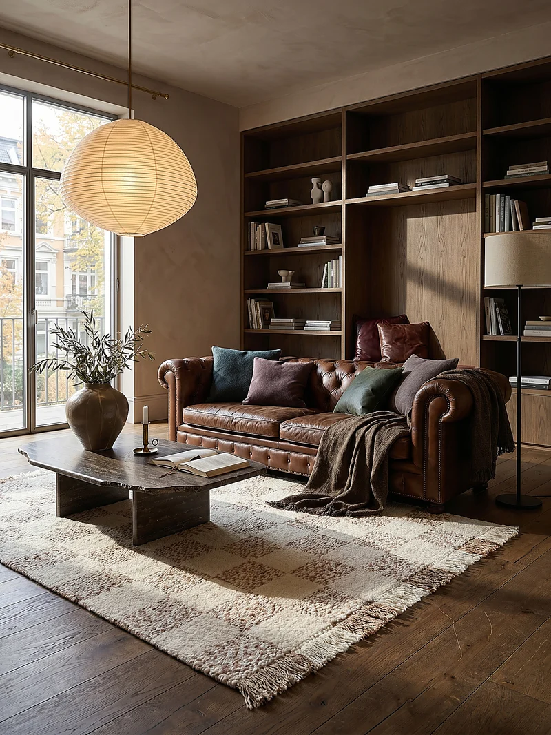 Teppich Kurzflor Karo Muster, Geometrisch, Wohnzimmer
