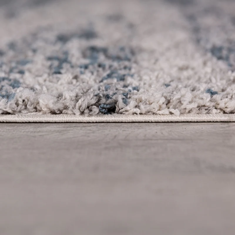Hochflor Teppich Ombre Muster, Abstrakt, Schlafzimmer schmutzabweisend