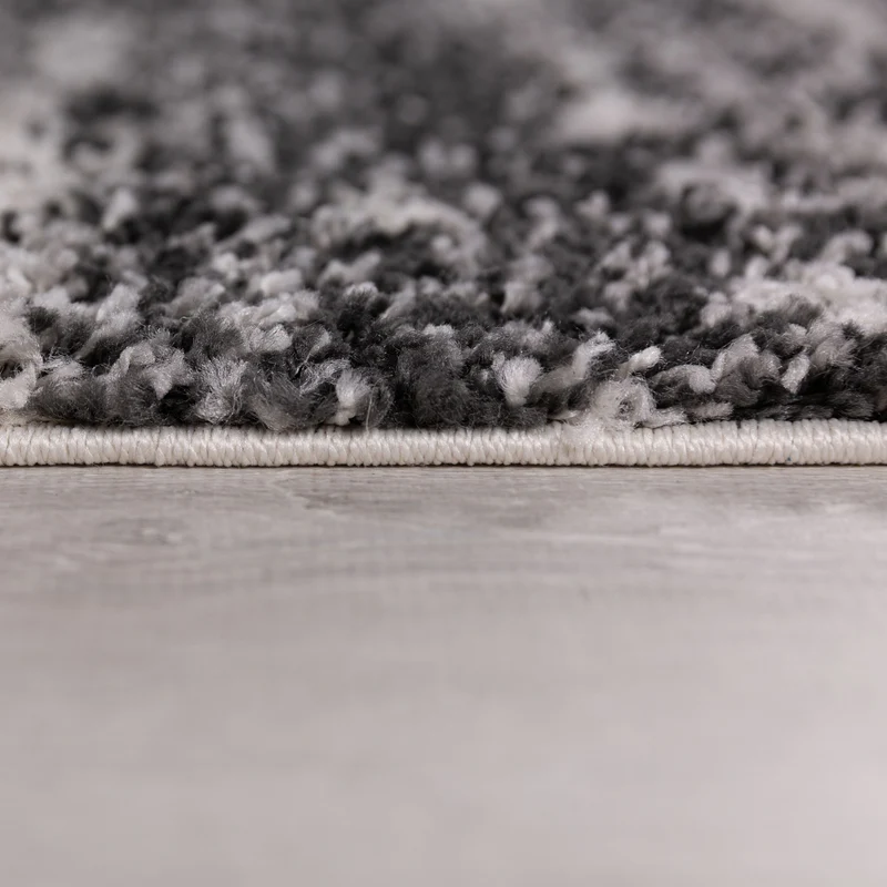 Hochflor Teppich Ombre Muster, Abstrakt, Schlafzimmer schmutzabweisend
