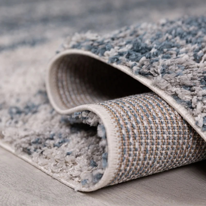 Hochflor Teppich Ombre Muster, Abstrakt, Schlafzimmer schmutzabweisend