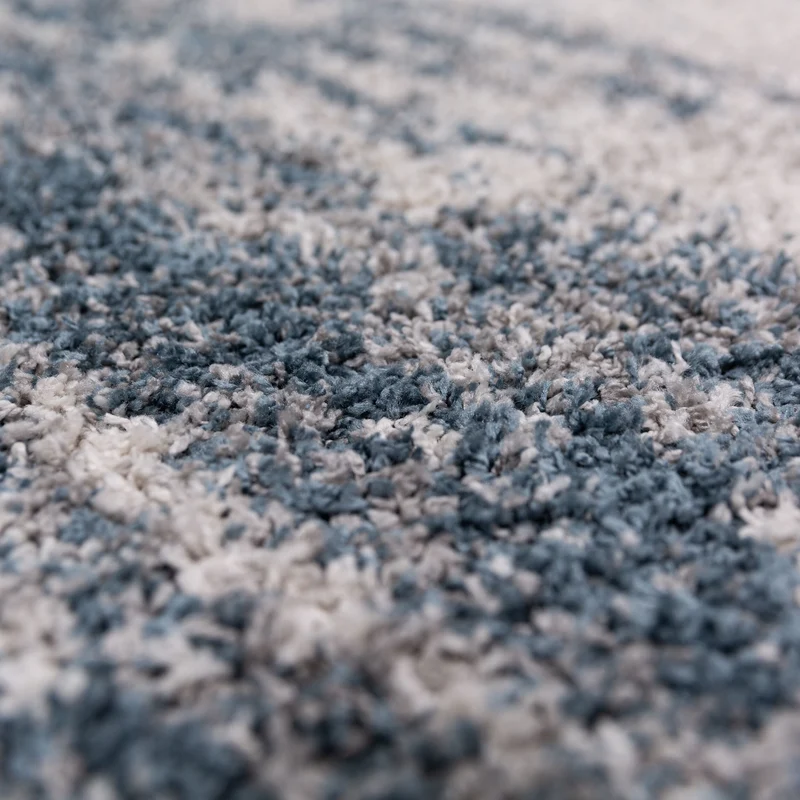 Hochflor Teppich Ombre Muster, Abstrakt, Schlafzimmer schmutzabweisend