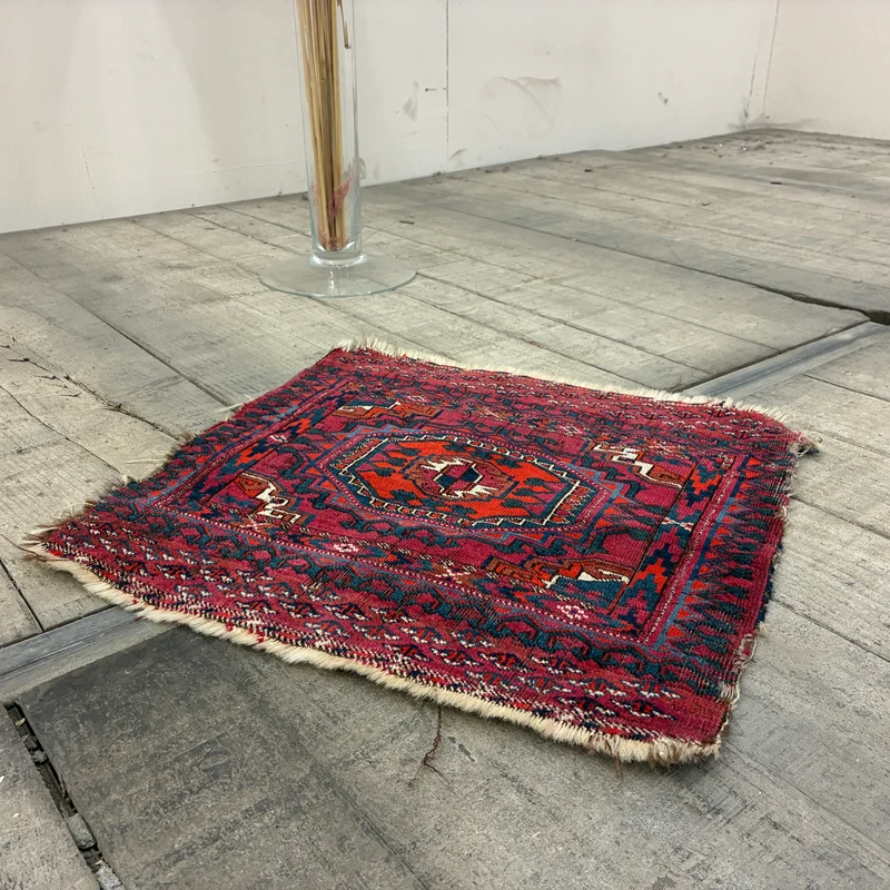 Orient Teppich Brücke Wandbehang Kleinteppich Rot Gebraucht