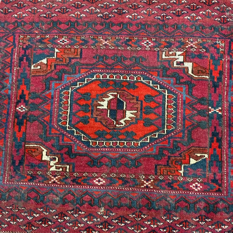 Orient Teppich Brücke Wandbehang Kleinteppich Rot Gebraucht
