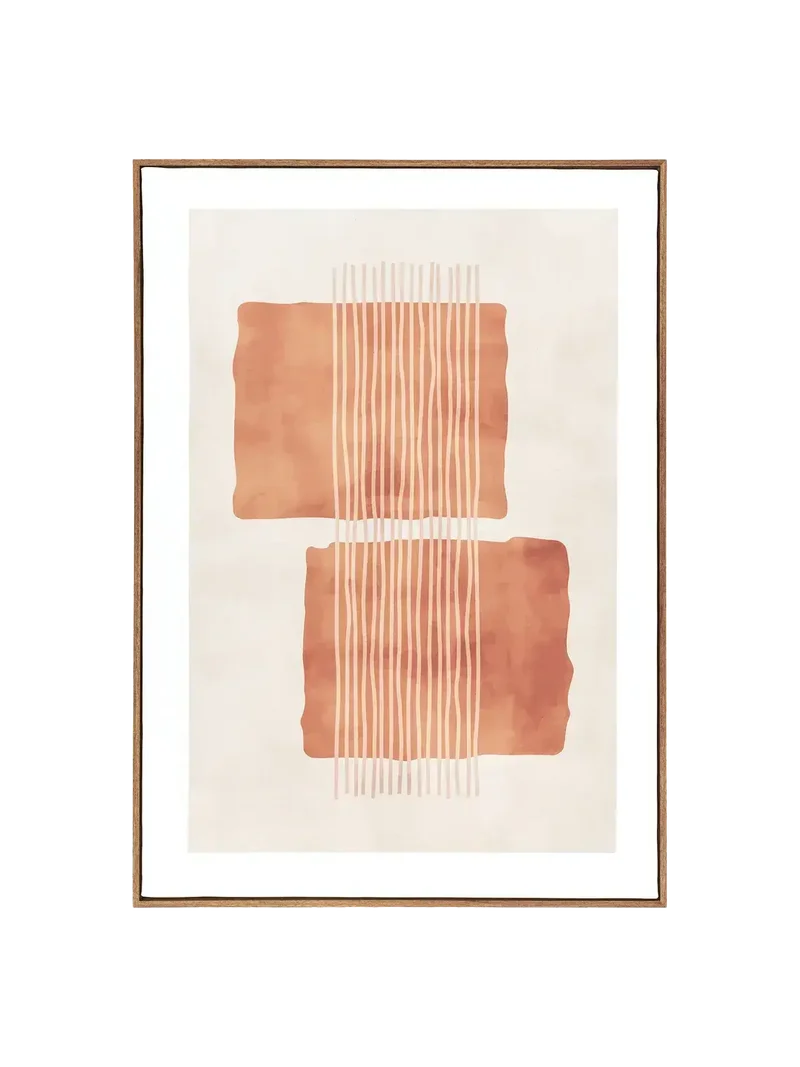 Mina Leinwandbild No. 2, beige/braun