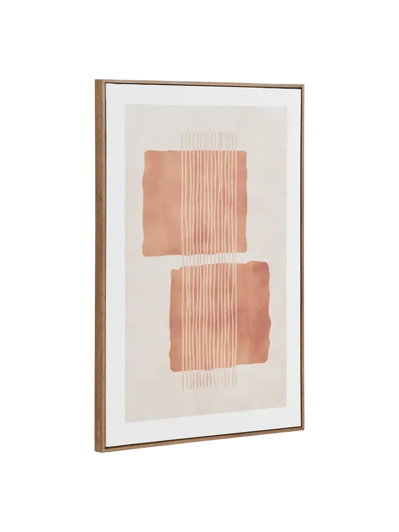 Mina Leinwandbild No. 2, beige/braun
