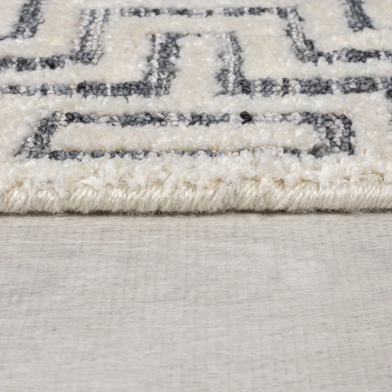 Teppich Kurzflor Zickzack Muster, Geometrisch, Wohnzimmer