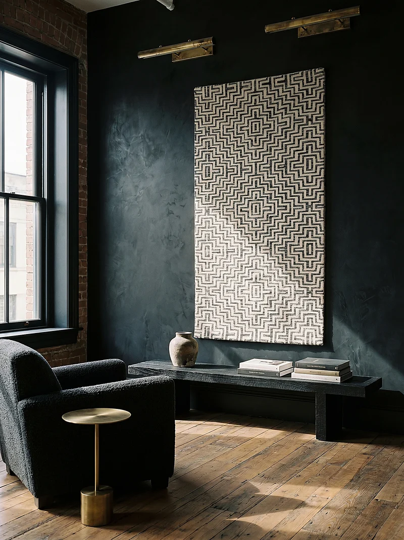 Teppich Kurzflor Zickzack Muster, Geometrisch, Wohnzimmer