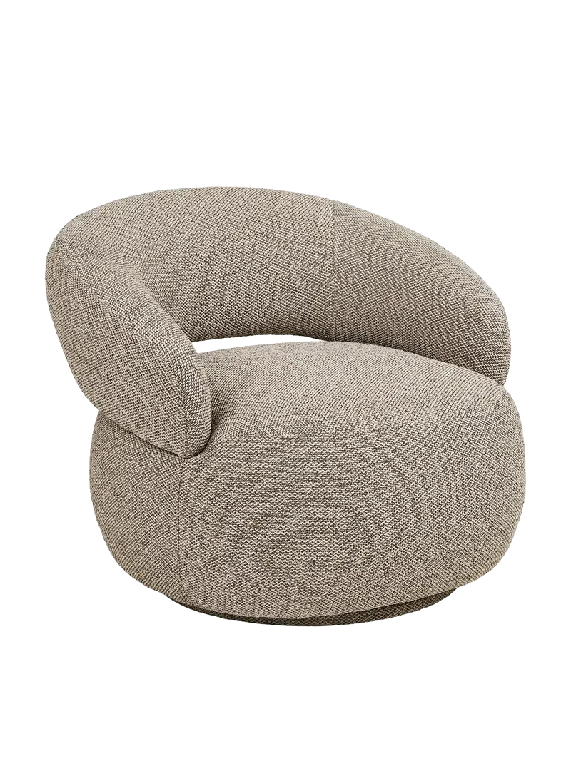 Sion Loungesessel sand, mit Drehfunktion