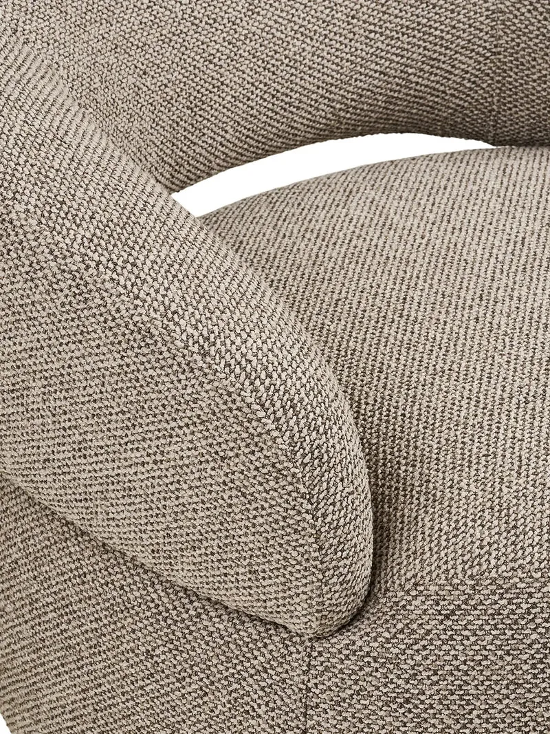 Sion Loungesessel sand, mit Drehfunktion