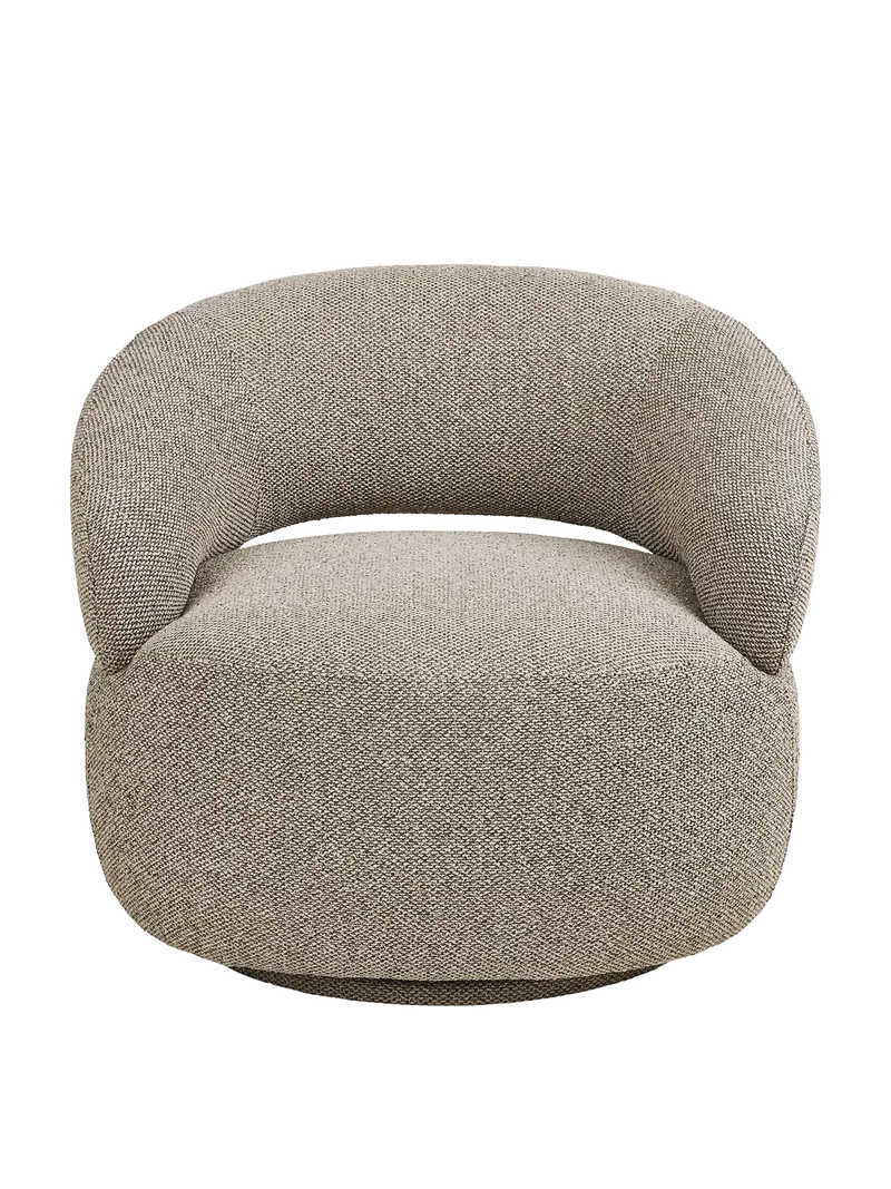 Sion Loungesessel sand, mit Drehfunktion