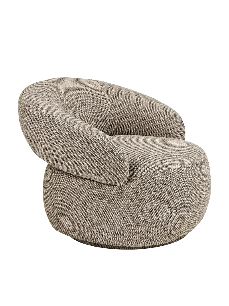 Sion Loungesessel sand, mit Drehfunktion