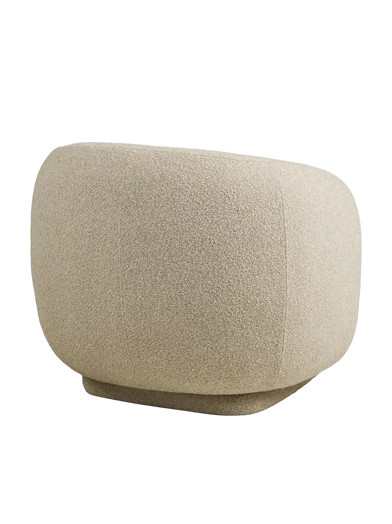 Hawkes Loungesessel sand, mit Drehfunktion