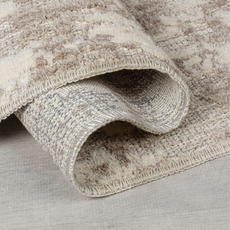 Flachgewebe-Teppich meliert · waschbar · 4 mm niedriges Profil