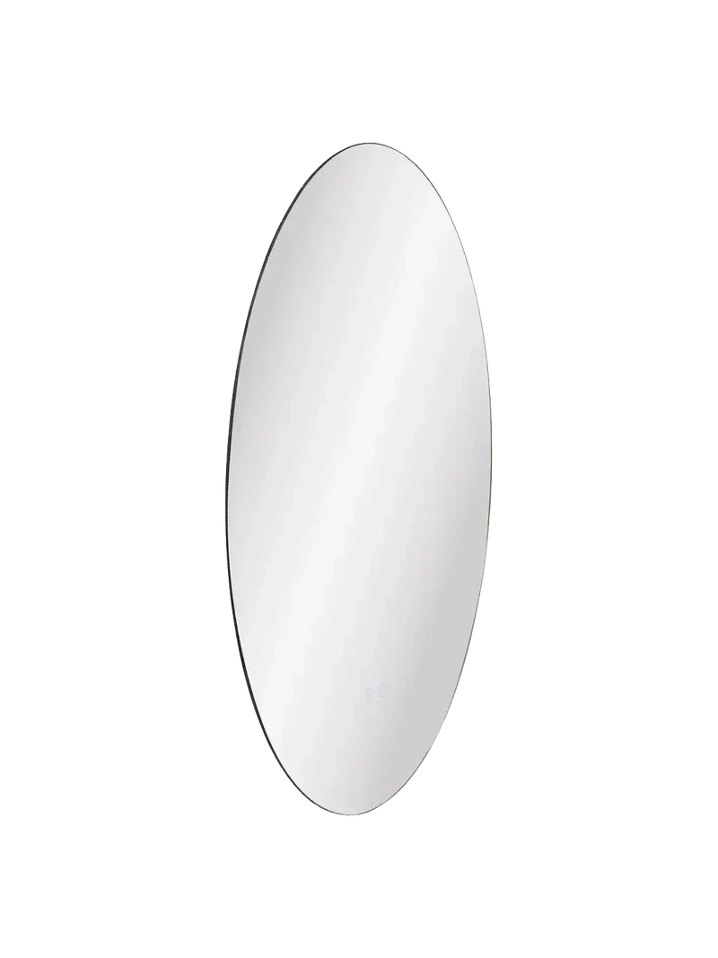 Kiama Spiegel mit LED Anti-Beschlag-Funktion und 3 Lichtfarben, organische Form