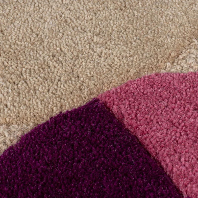 Wollteppich Scallop Muster, Geometrisch, Wohnzimmer
