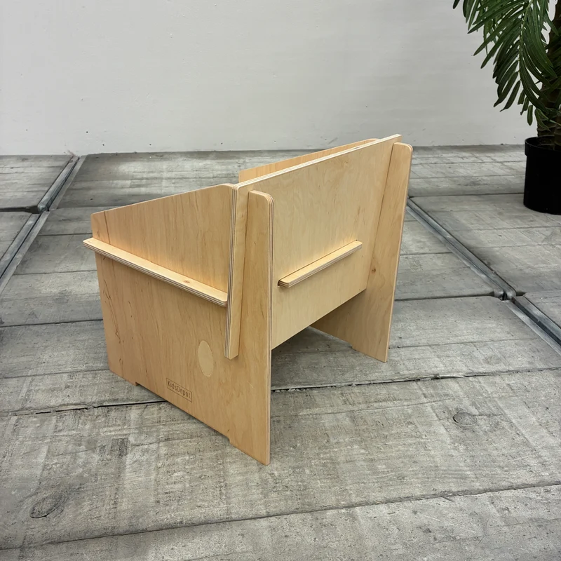 KidsDepot Easyclick Athene Schreibtisch Set M Kindertisch Stuhl Holz Natur