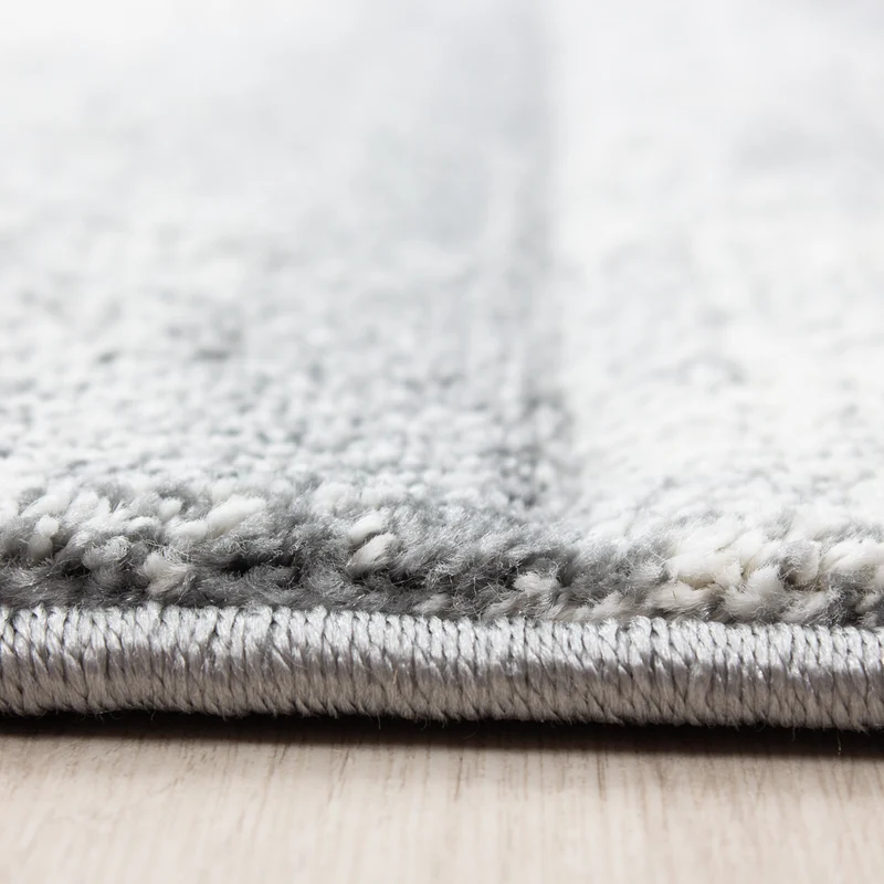 Kurzflor-Teppich Mosaik-Karo – Waschbar | Patchwork-Optik | 246k Noppen pro m² für Langlebigkeit