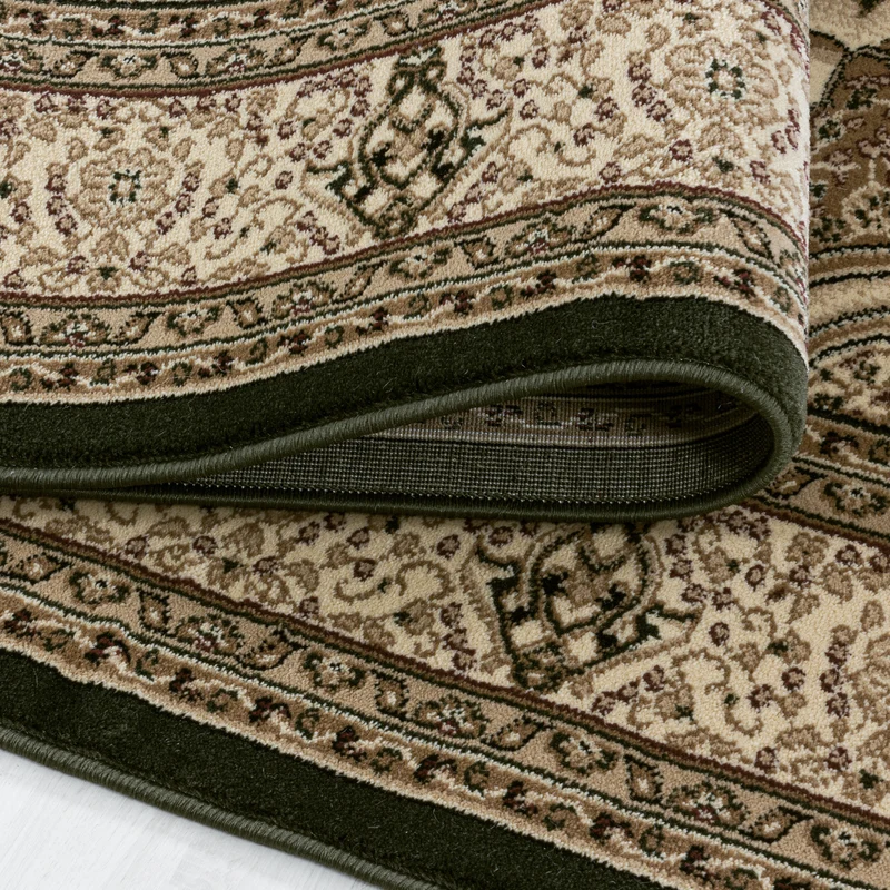 Kurzflor-Teppich Boho Vintage – Waschbar & Strapazierfähig | Heatset-Veredelung für Wolloptik