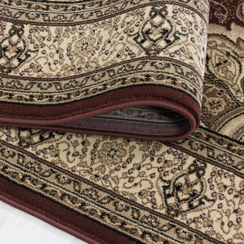 Kurzflor-Teppich Boho Vintage – Waschbar & Strapazierfähig | Heatset-Veredelung für Wolloptik