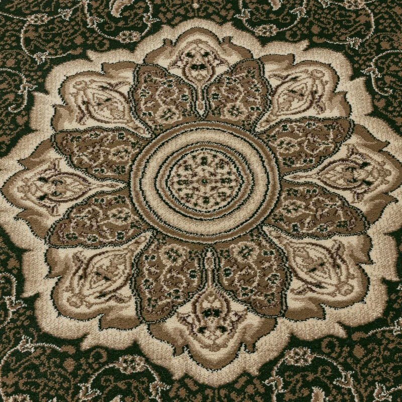 Kurzflor-Teppich Boho Vintage – Waschbar & Strapazierfähig | Heatset-Veredelung für Wolloptik