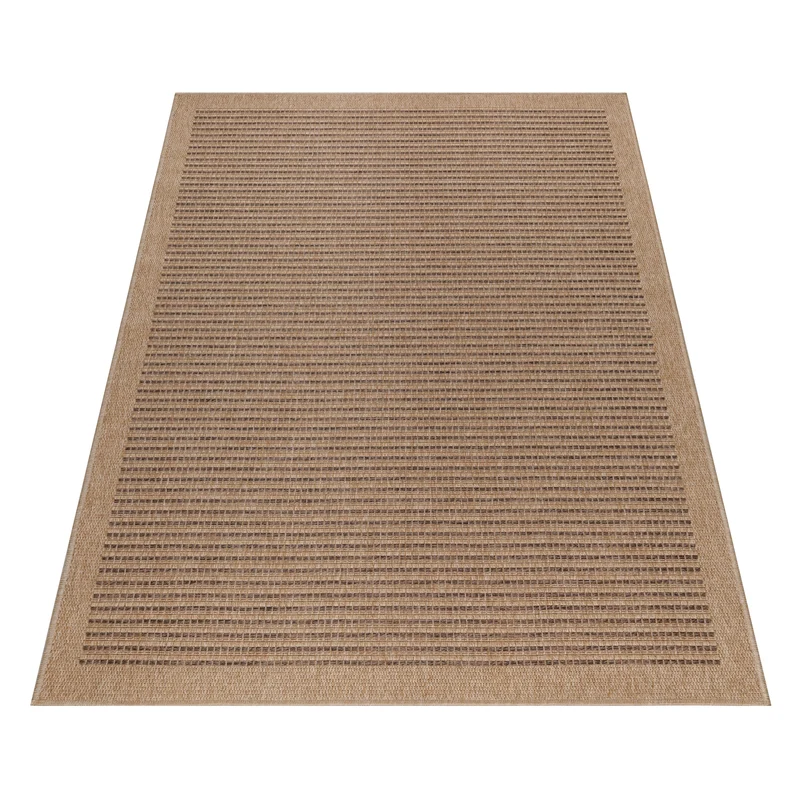 Outdoor-Teppich Feinstrick-Struktur – Waschbar | Dezente Weboptik für Terrasse
