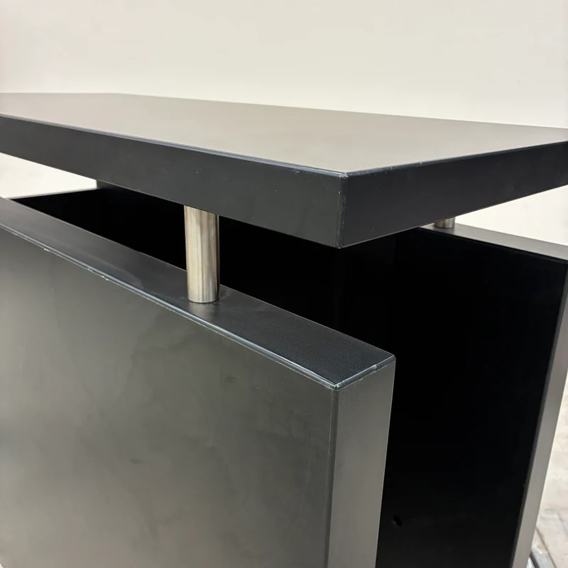 Schreibtisch Anbauelement Sideboard Schrankmodul Schwarz Gebraucht