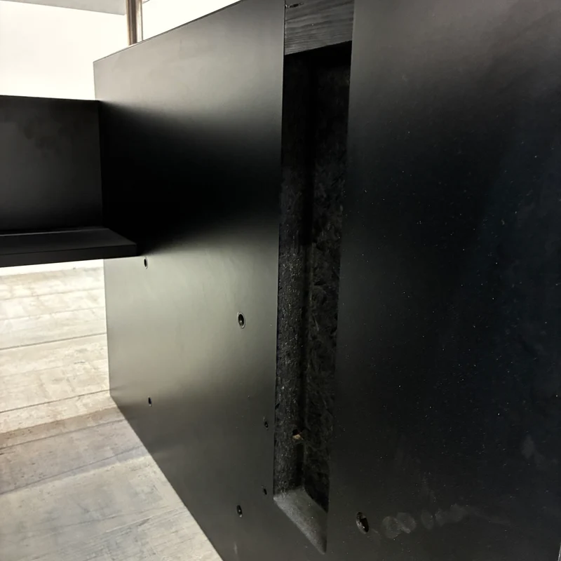 Schreibtisch Anbauelement Sideboard Schrankmodul Schwarz Gebraucht